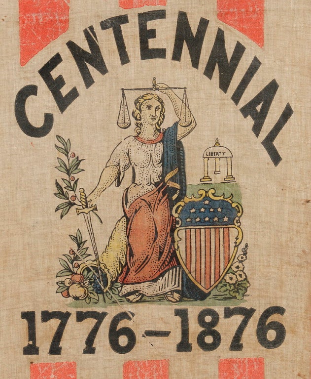 Extremely Rare 36 Star Flag With A Six Color Overprint