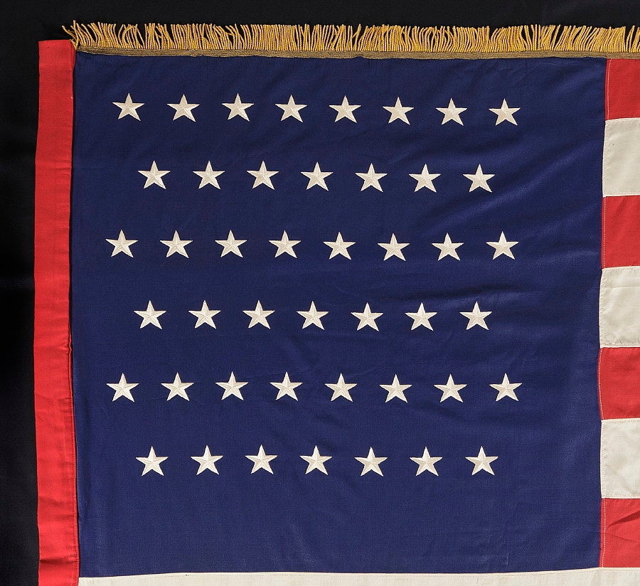 American 45 Stars, A Very Unusual Military Battle Flag