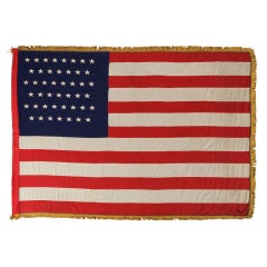 Antique 45 Stars, A Very Unusual Military Battle Flag