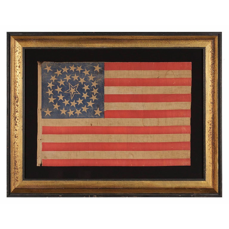 35 Stars, 1863-65, Civil War Period Flag