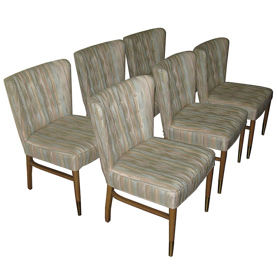 Set of Six Dining Chairs For Sale
