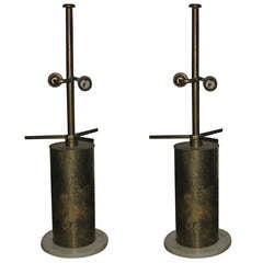 Pair of Angelo Brotto Lamps