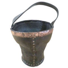 Boiled Leather Bucket