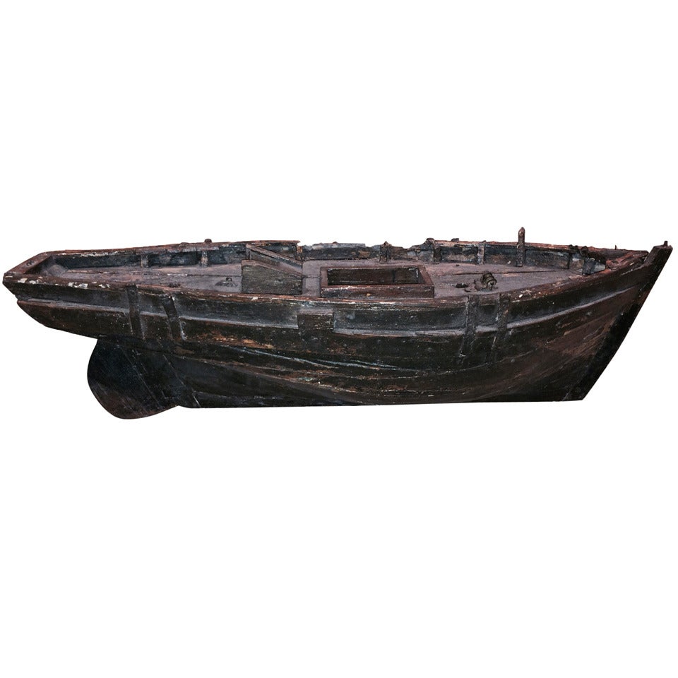 Decorative Wooden Boat For Sale