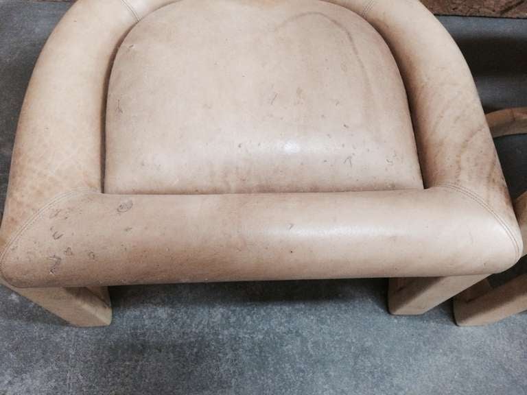 Late 20th Century Karl Springer Onassis Chairs For Sale