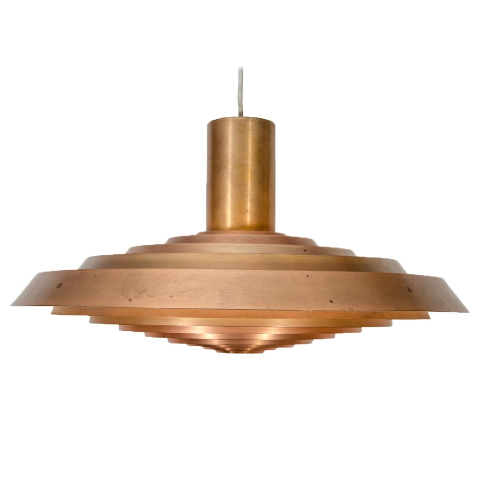 Henningsen Gold Plate Lamp
