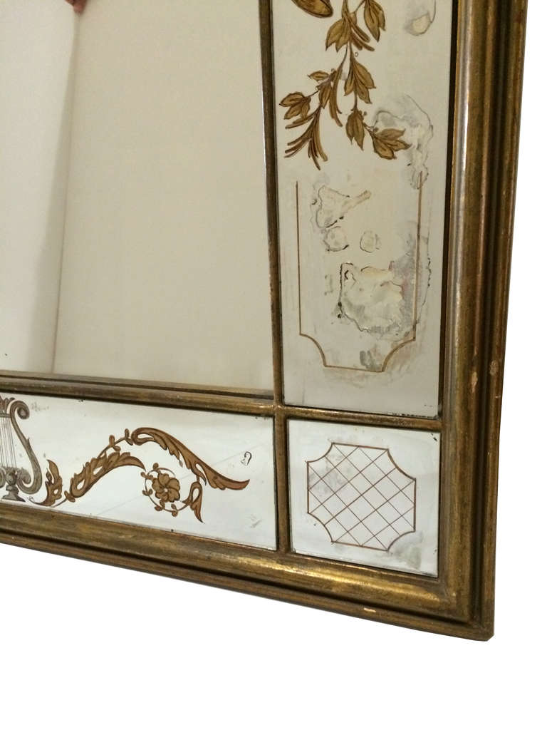 20th Century Eglomise Mirror For Sale