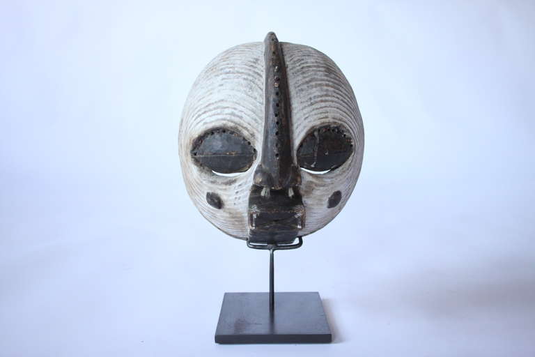Decorative Luba Warrior Tribal Mask