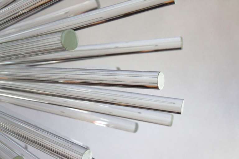 Italian Glass Rod Sputnik In Good Condition In San Francisco, CA