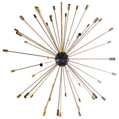 Colossal Brass Sputnik Chandelier