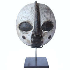 Vintage Decorative Luba Warrior Tribal Mask
