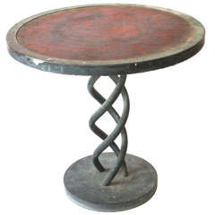 Twisted Metal Base Table