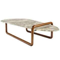 Large Black Onyx Coffee Table