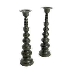 Pair of Black Candle Sticks