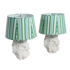 Vintage Coral Table Lamps