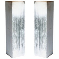 Pair of Decorative Metal Pillars