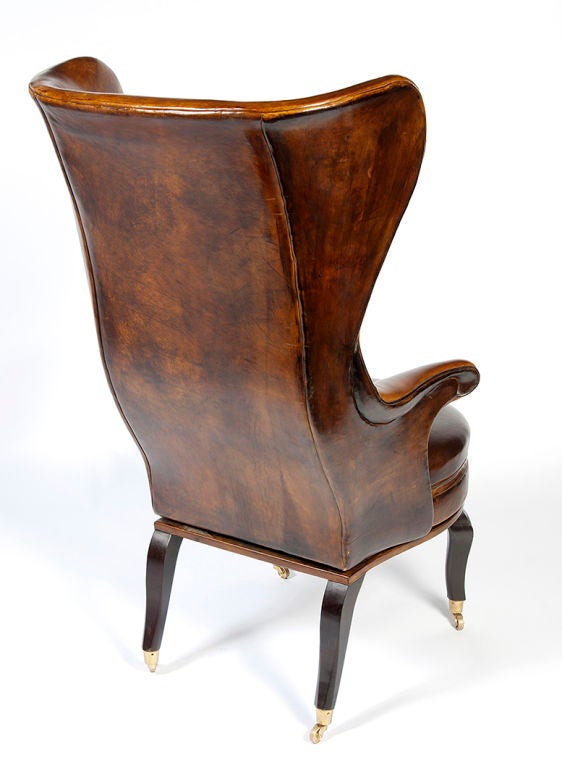 Jean De Merry ReEdition Wing Back Chair In Good Condition In San Francisco, CA