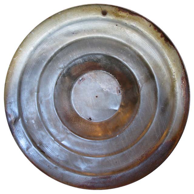 Decorative Metal Disc at 1stDibs