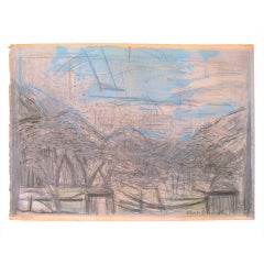 Alberto Giacometti Paysage Lithograph Edition Galerie Maeght
