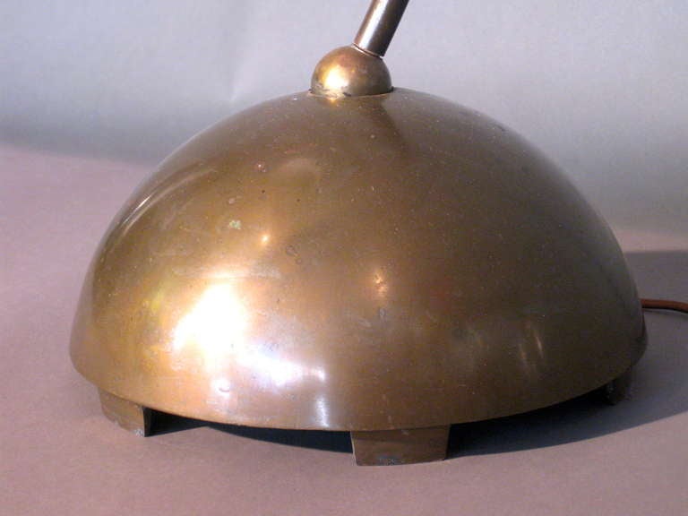 Brass Russel Wright Adjustable Floor Lamp