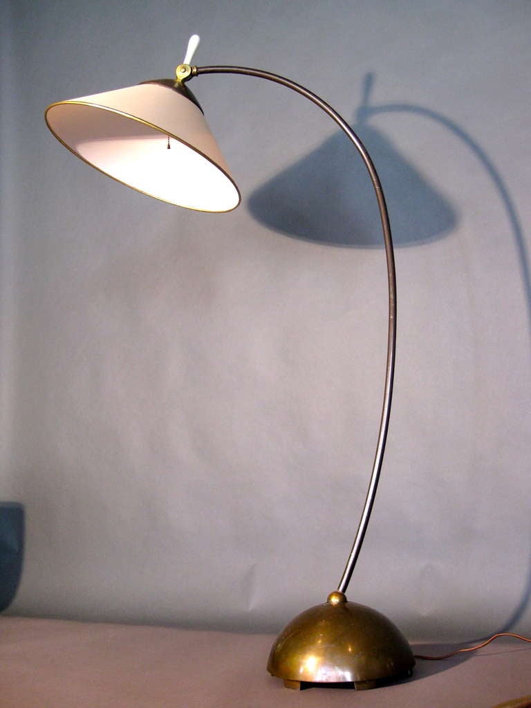 Mid-20th Century Russel Wright Adjustable Floor Lamp