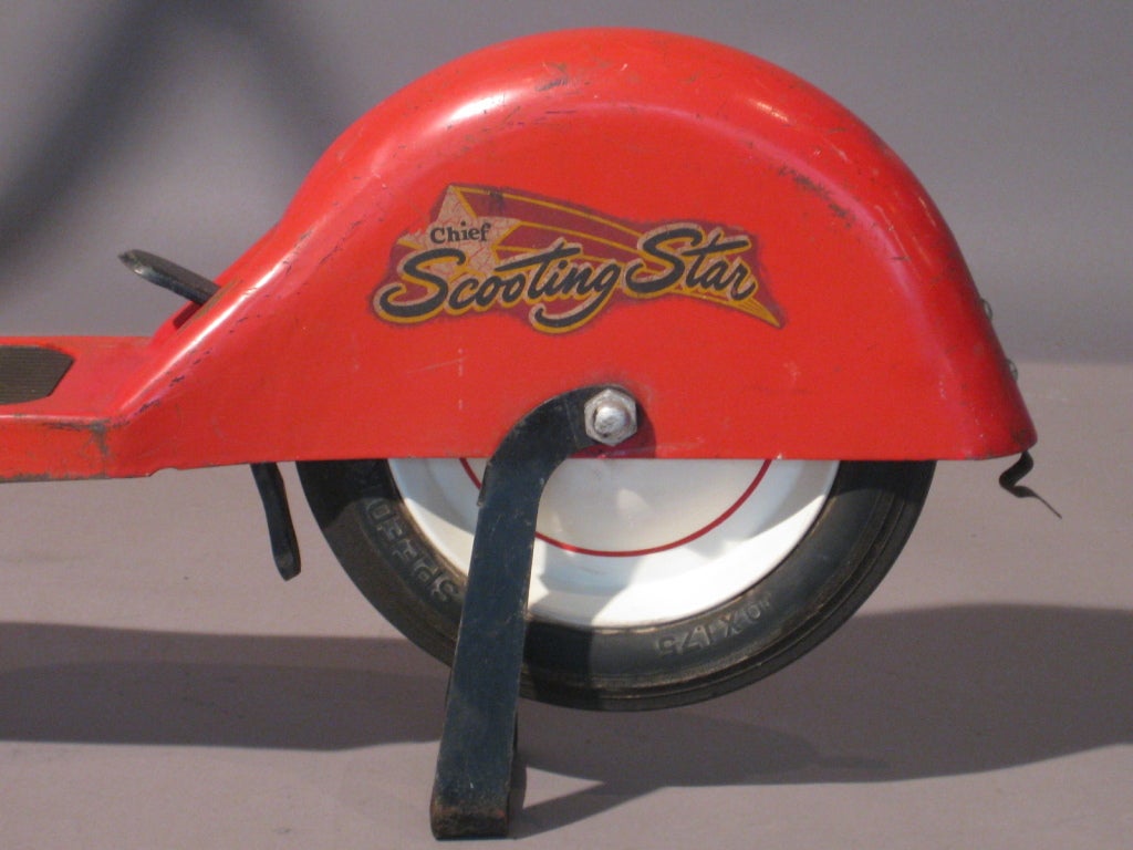 1930's streamline/art deco child's scooter called the 