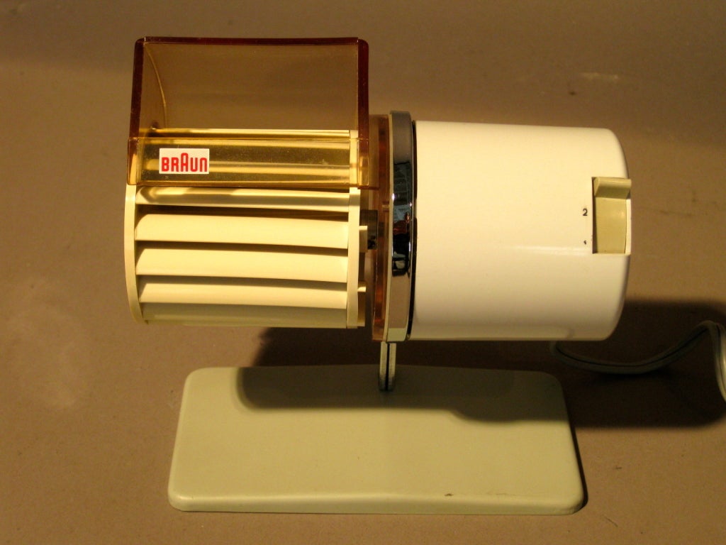 German Reinhold Weiss Model HL1 Table Fan for Braun 1961