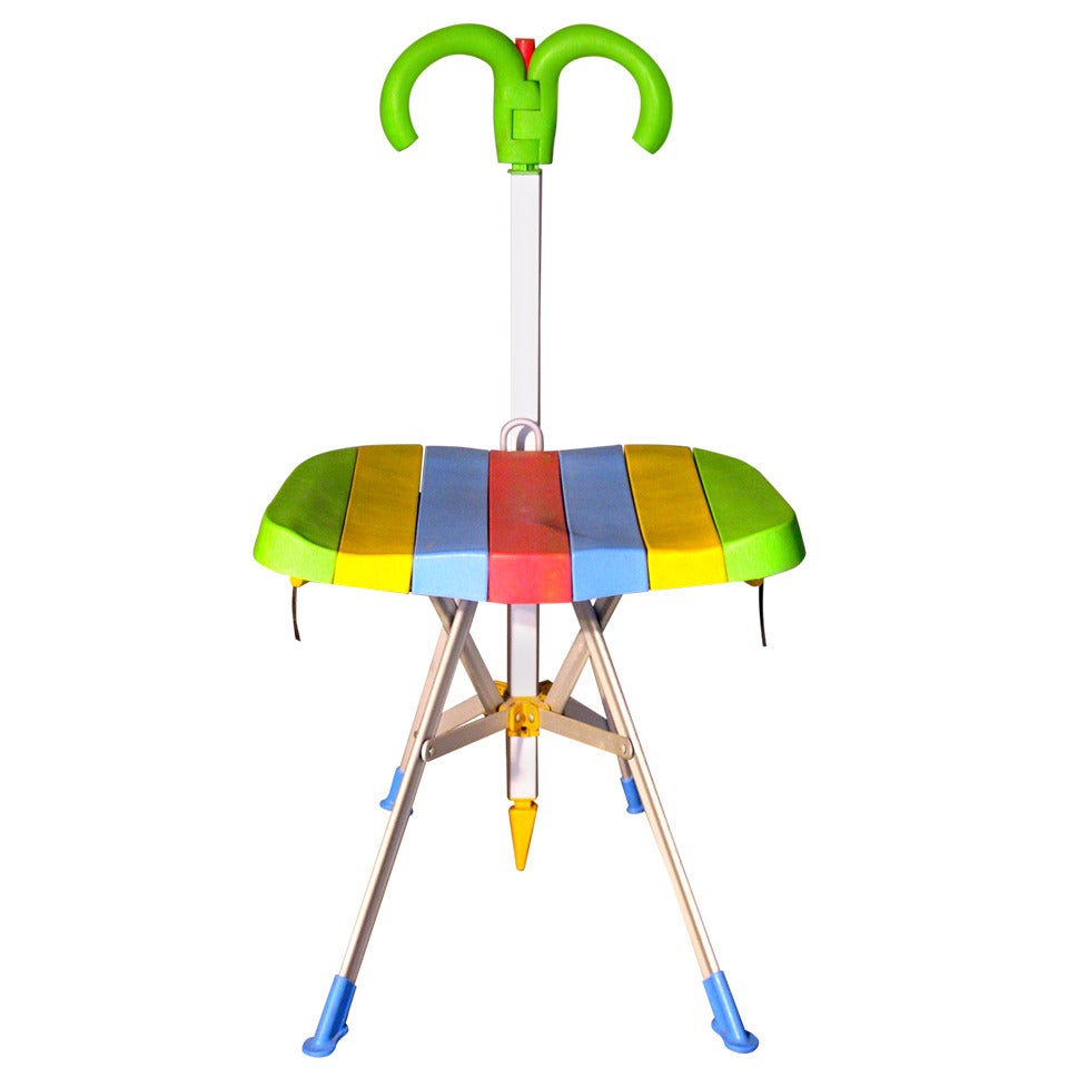 Rare Multi-Colored "Umbrella" Chair by Gaetano Pesce 1992