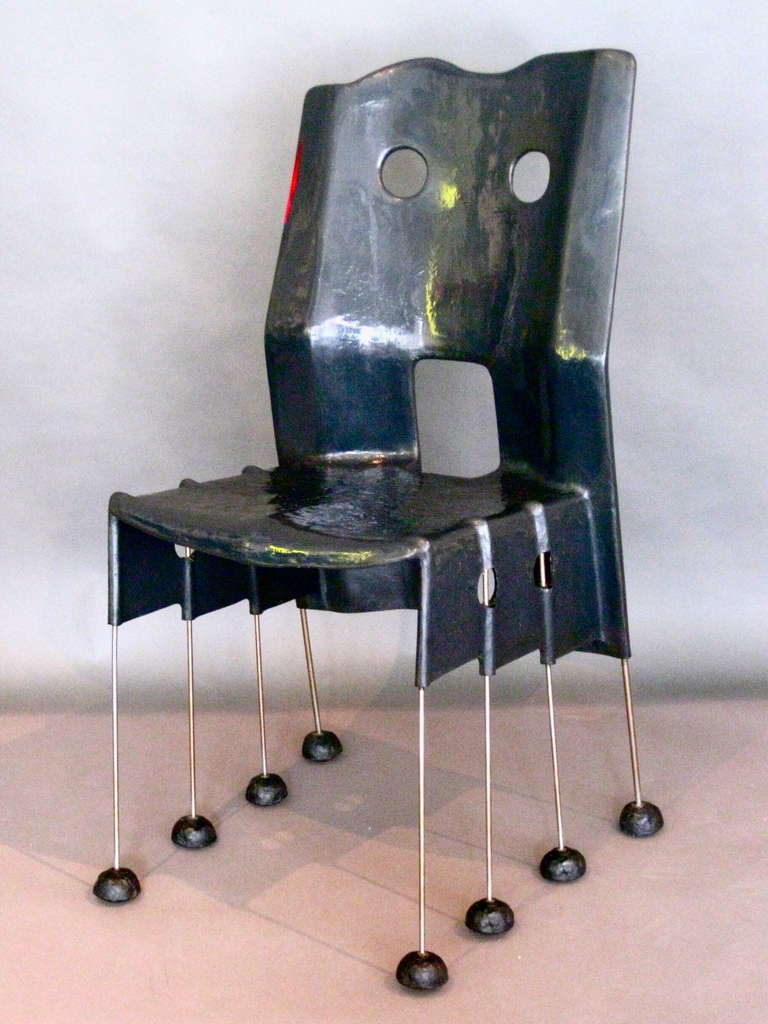 Italian Original Gaetano Pesce Greene Street Chair 1984