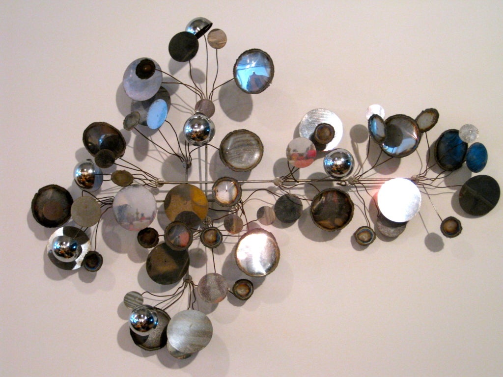 Curtis Jere Raindrops Wall Sculpture SIGNED 3