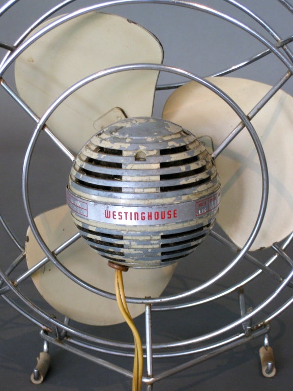 Machine Age Table Fan by Westinghouse c.1940s 1