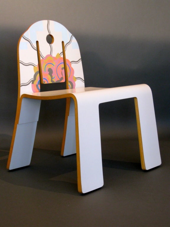 Robert Venturi Art Deco Chair Model no. 665 for Knoll 4