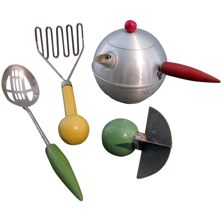 Henry Dreyfuss - Collection d'ustensiles de cuisine de design industriel