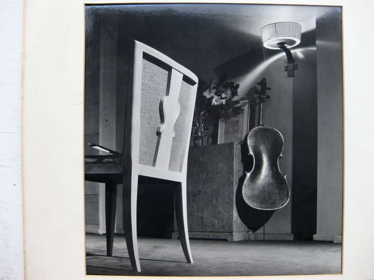 Mid-20th Century F.S. Lincoln Vintage Silver Gelatin Photograph for Charak Modern/ Tommi Parzinger Furniture c.1940s