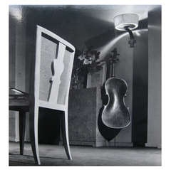 F.S. Lincoln Vintage Silver Gelatin Photograph for Charak Modern/ Tommi Parzinger Furniture c.1940s