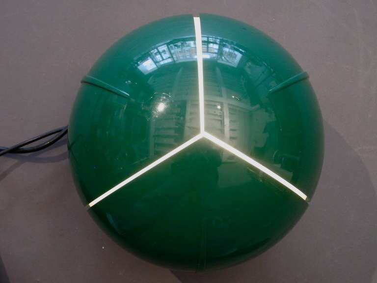Rare Frine Table Lamp with Motorized Petals by Studio Tetrarch 1968