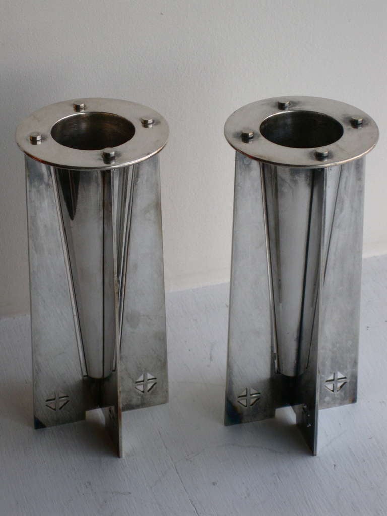 20th Century Pair of Gwathmey Siegel Courtney Bud Vases for Swid Powell