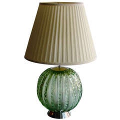 Ercole Barovier Murano Glass Lamp
