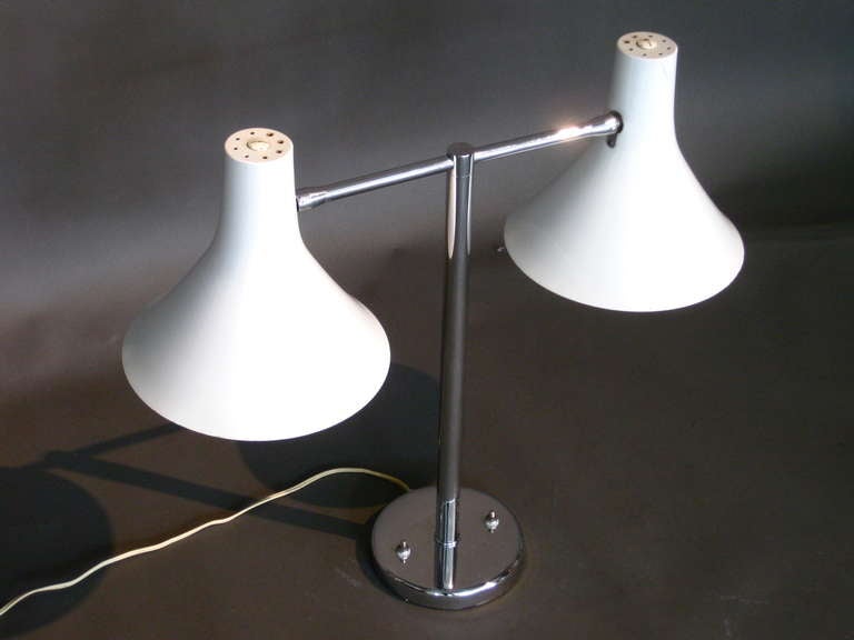 American Nessen Studios Double Shade Desk Lamp