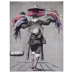 Eugene Berman Print Prologue: Vendeur De Chapeaux 1939