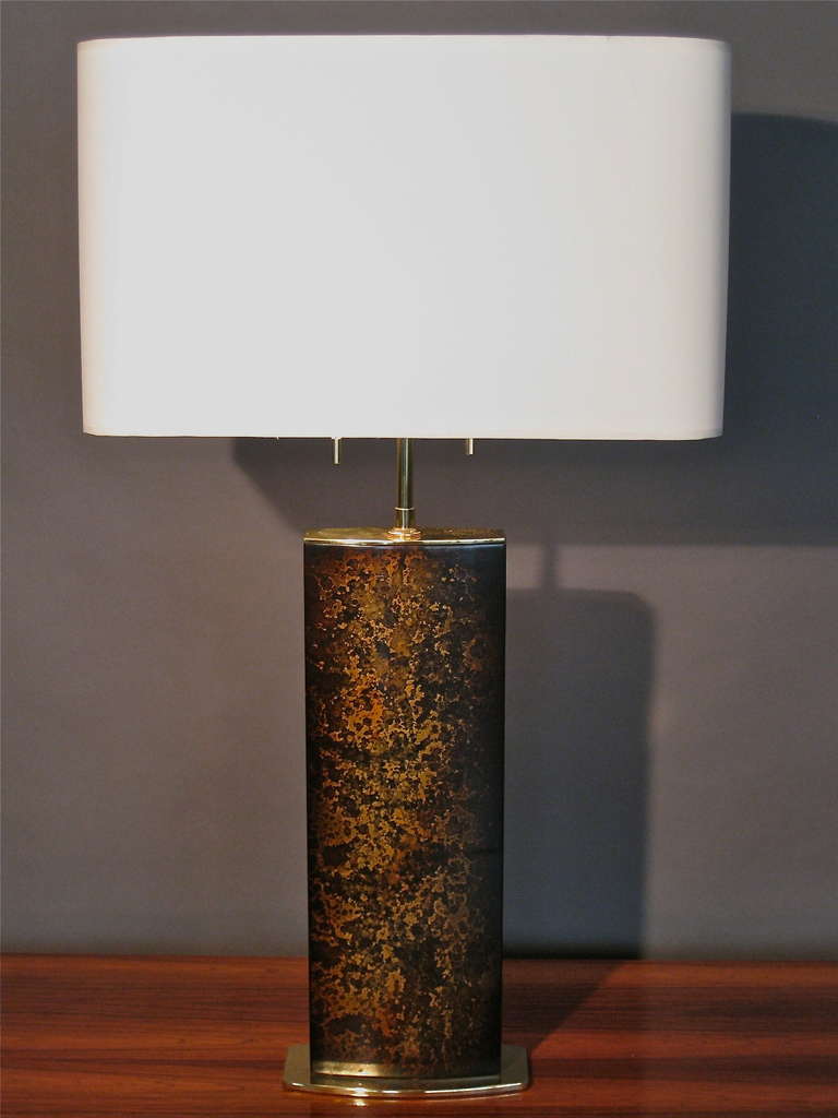 American Pair of 1960s Mutual Sunset Lamp Company Table Lamps
