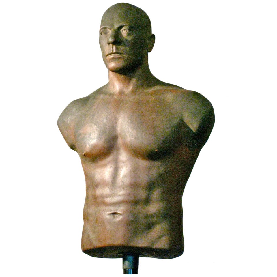 Mannequin de boxe vintage