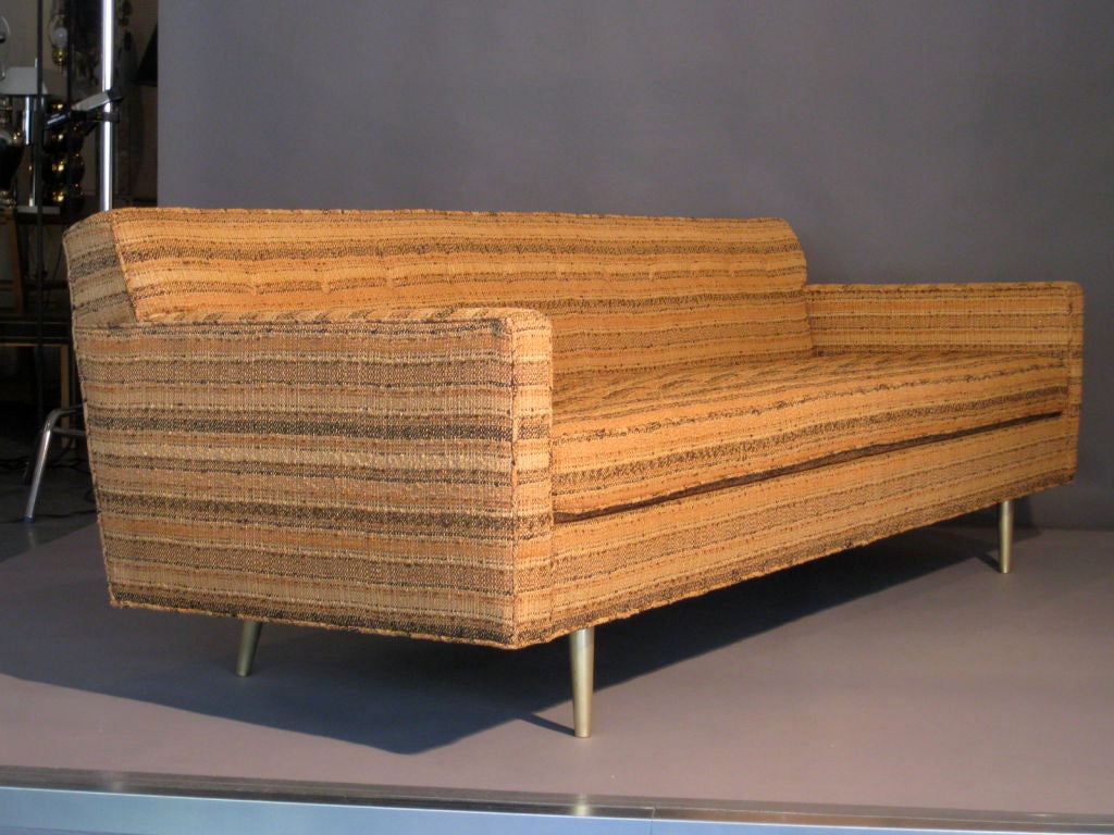 Edward Wormley for Dunbar Sofa w/ Original Dorothy Liebes Fabric 1