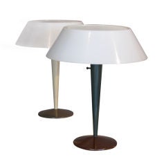 Two Gaetano Sciolari Table Lamps for Lightolier