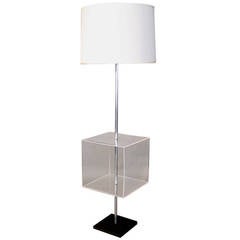 1970s Minimalist Floor Lamp by Mutual Sunset Lamp Co.