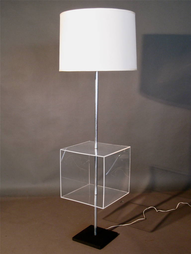 1970s Minimalist Floor Lamp by Mutual Sunset Lamp Co.