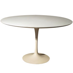 Early Eero Saarinen 48" Pedestal Dining Table for Knoll