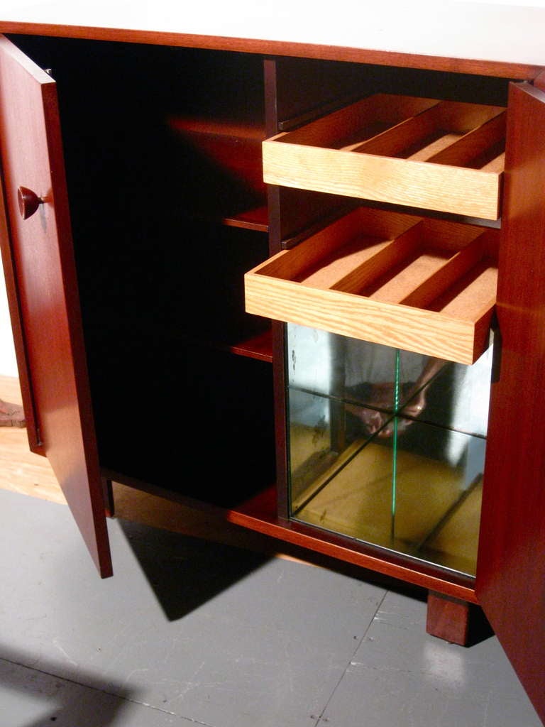 American George Nelson Walnut Sideboard/Cabinet for Herman Miller c.1950s