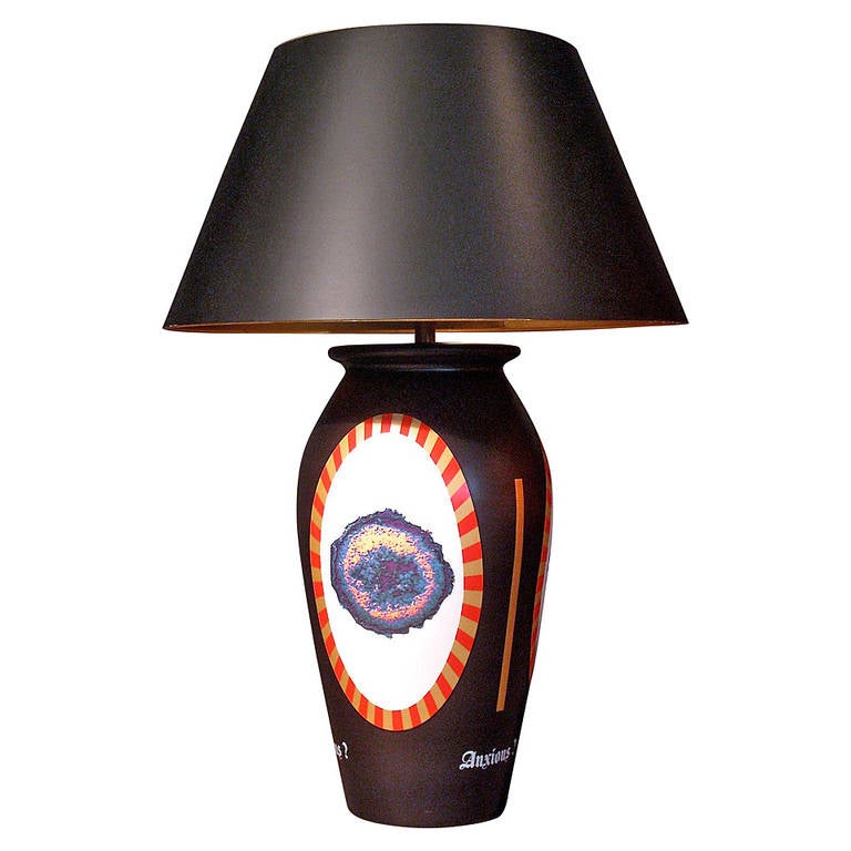 Prototype Philippe Starck "Anxious" Ceramic Table Lamp, Edition of Three
