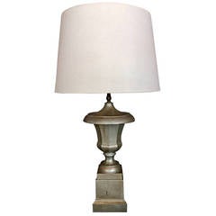 Neoclassical Urn Tole Table Lamp